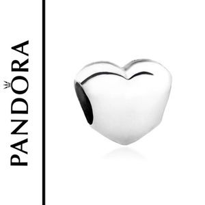 💕 Pandora Retired Heart Love 925 Sterling Silver Bracelet Bead Charm Authentic